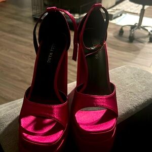 Pink Platform Azalea Wang sandals